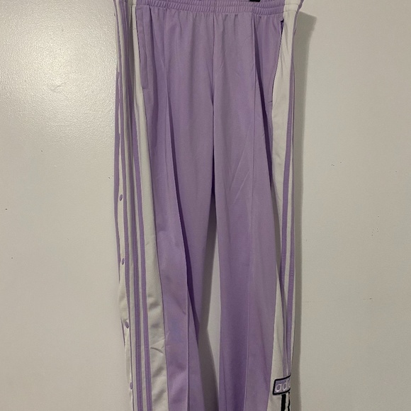 adidas Pants - Purple Adidas Pull-Away Pants